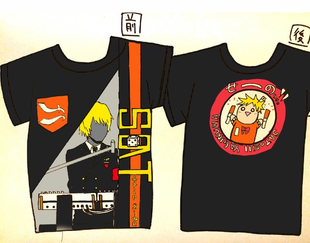 sat&さとっしーblackTシャツ